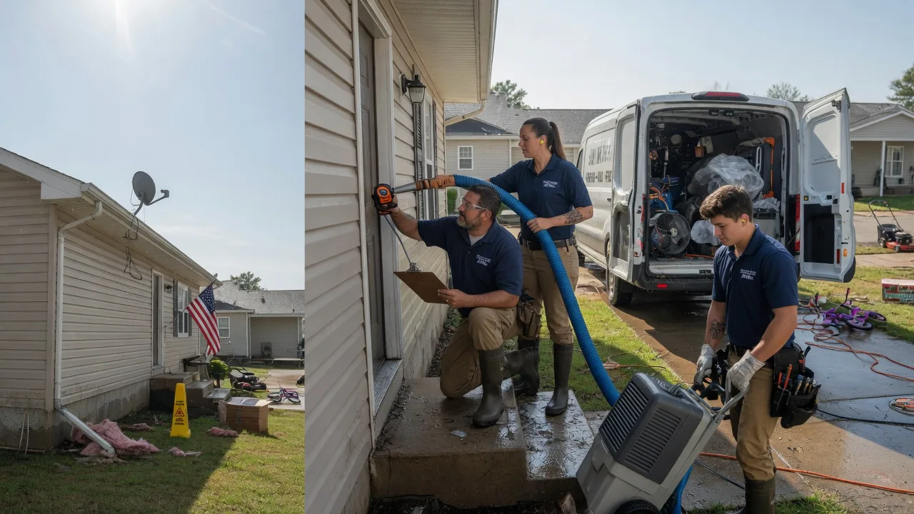 Ceiling Water Damage Restoration in Spirit Lake, IA near me